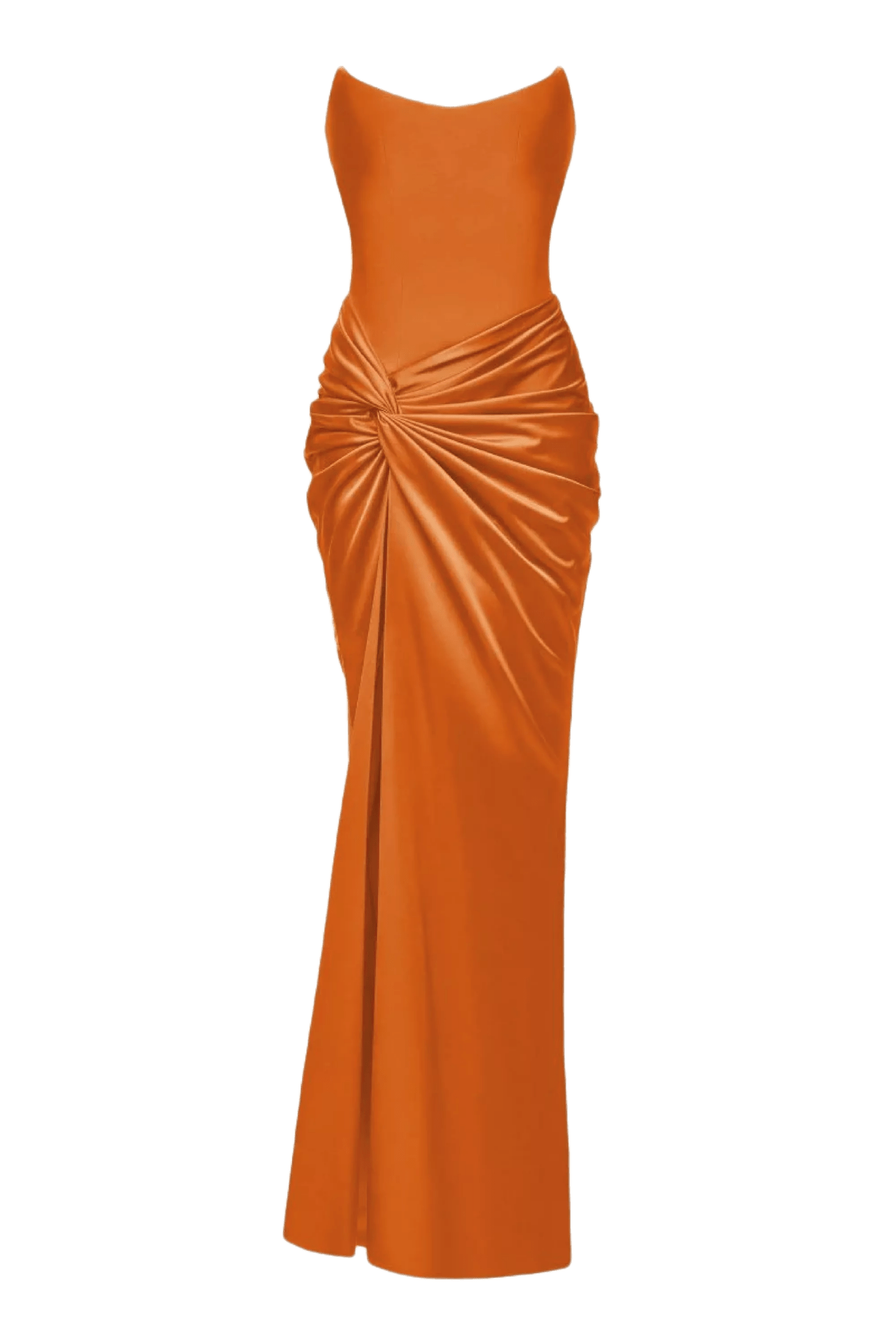 Satin Corset Maxi Dress with Draped Skirt - ALBOUSHIYA - district 5 - dubai - riyadh - abaya - dresses - designers - evening wear - luxury - elegance - craftsmanship - gowns - cocktail dresses - collections - georges
