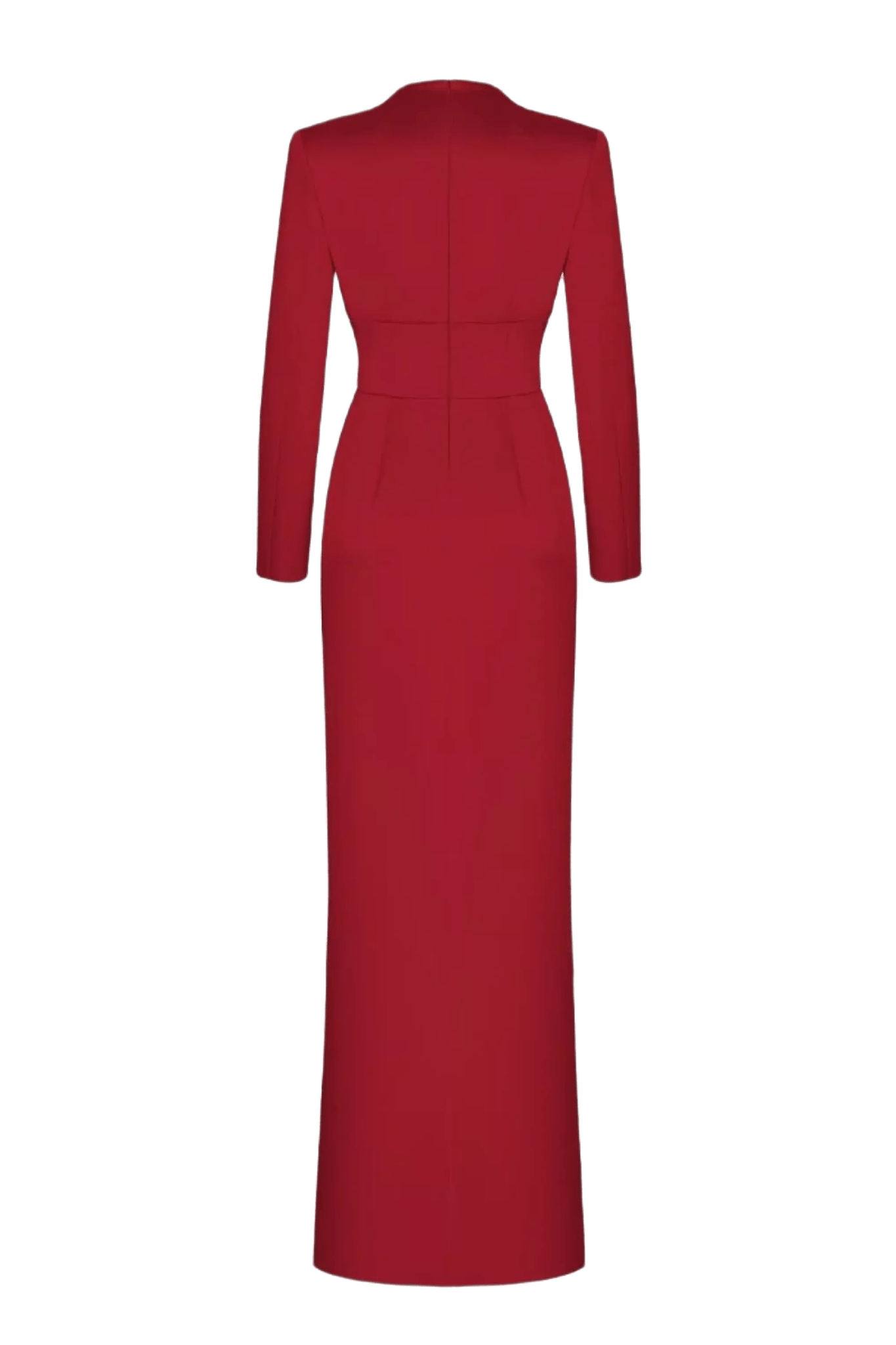 Satin Gown with Draped Skirt - ALBOUSHIYA - district 5 - dubai - riyadh - abaya - dresses - designers - evening wear - luxury - elegance - craftsmanship - gowns - cocktail dresses - collections - georges