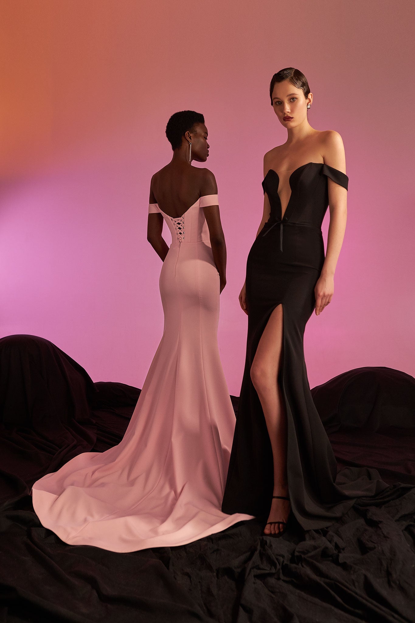 Serena Gown - ALBOUSHIYA - district 5 - dubai - riyadh - abaya - dresses - designers - evening wear - luxury - elegance - craftsmanship - gowns - cocktail dresses - collections - georges