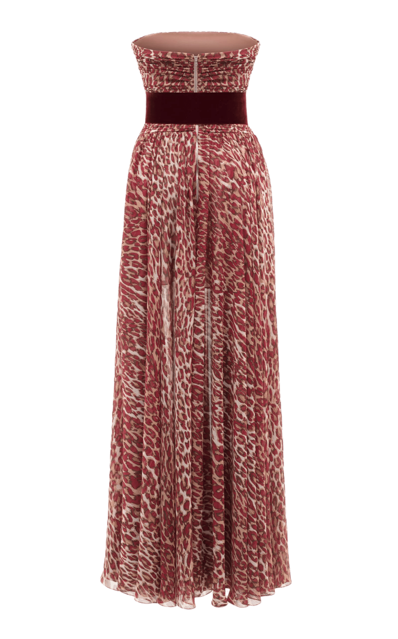 Strapless Leopard Corset Gown - ALBOUSHIYA - district 5 - dubai - riyadh - abaya - dresses - designers - evening wear - luxury - elegance - craftsmanship - gowns - cocktail dresses - collections - georges