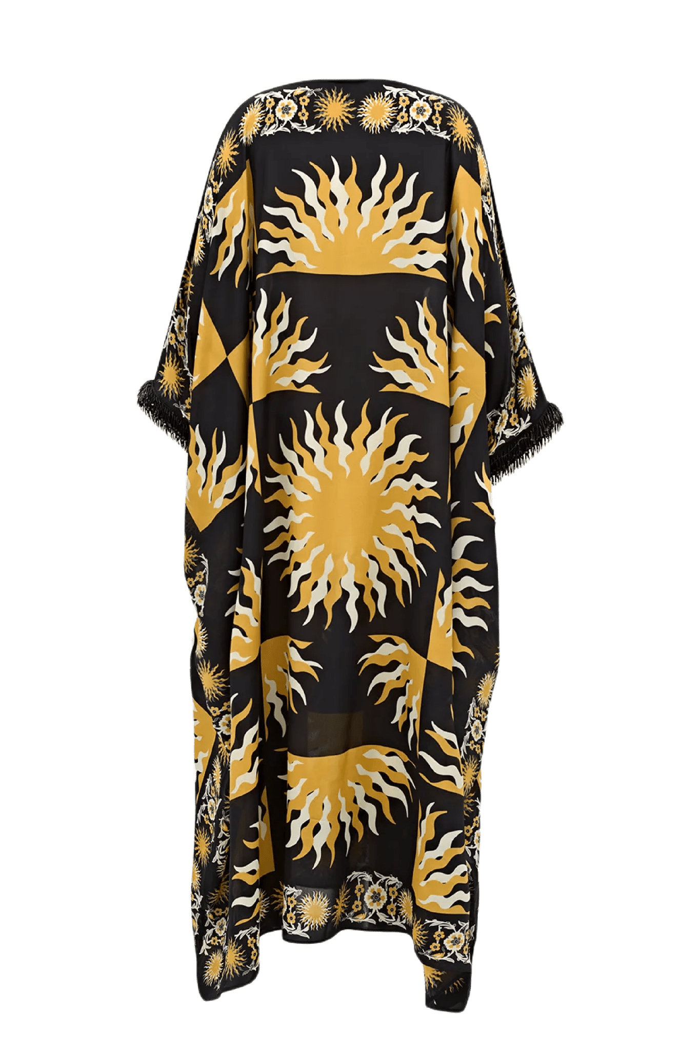 Sun Fire Caftan in Gold - ALBOUSHIYA - district 5 - dubai - riyadh - abaya - dresses - designers - evening wear - luxury - elegance - craftsmanship - gowns - cocktail dresses - collections - georges